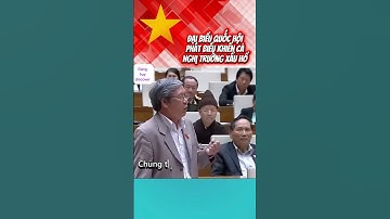 Cả nghị trường cảm thấy sốc khi nghe bài phát biểu này! #tintuc #quochoi #shorts