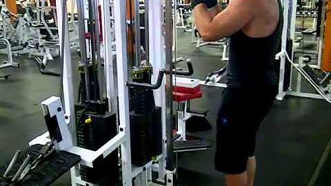 235 lb tri push down drop set by jason
