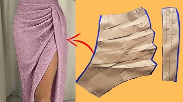 Pattern Making Tips - Pleated Wrap Skirt
