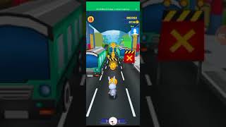 Rabbit Parkour-Subway pet runner rush skater race,fun sports game. screenshot 3