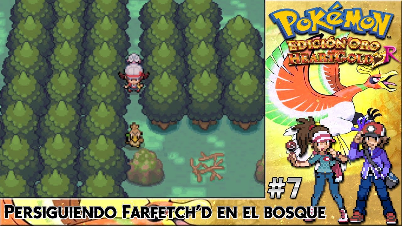 Persiguiendo Farfetch’d en el bosque - Pokémon: HeatGold Randomlocke 