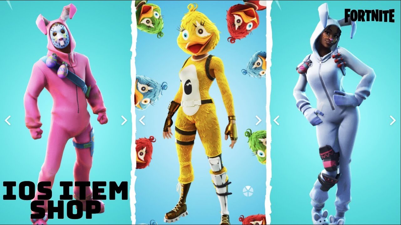 Rabbit Raider and Bunny Brawler Skins | Quackling Skin | Bun Bun Skin on Fortnite (iOS) Item Shop!