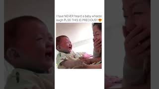 I Have Never Heard A Baby Wheeze Laugh Please This Is So Precious