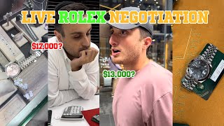 Live Rolex Negotiation Compilation v3 $100,000+ worth of watches!!?