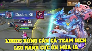 Liên Quân Mobile | Lindis Đi Rừng Cân Cả Team Địch, Leo Rank Cực Ổn Mùa 16 | Bủm MOBA