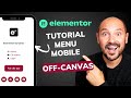 Tutorial Menu Mobile Elementor Italiano 📲 Nuovo Widget Off-Canvas 😍