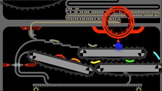 The Worm Factory - Worm Race in Algodoo screenshot 3