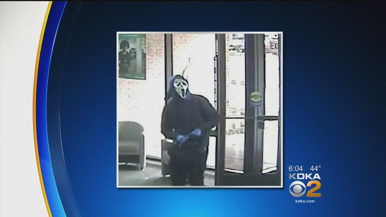 FBI: Hampton Twp. Bank Robbery Suspect Was Wearing 'Scream' Mask - YouTube