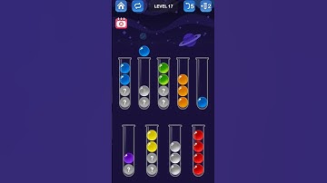 Ball Sort Puzzle - Level 17 | Mokshith Thirumala Gameplay | (iOS Android Game) #mokshith #games