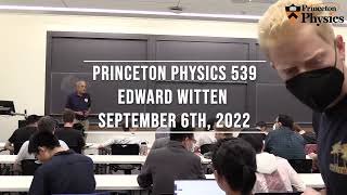 Lecture 1  Physics with Witten