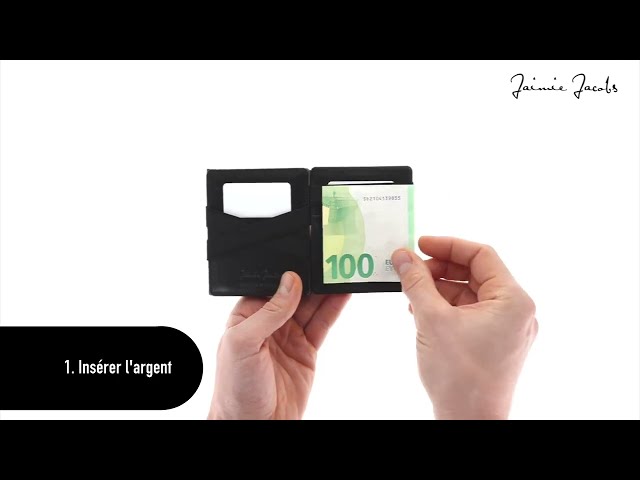 Flapstar avec pochette à monnaie Portefeuille magique en cuir