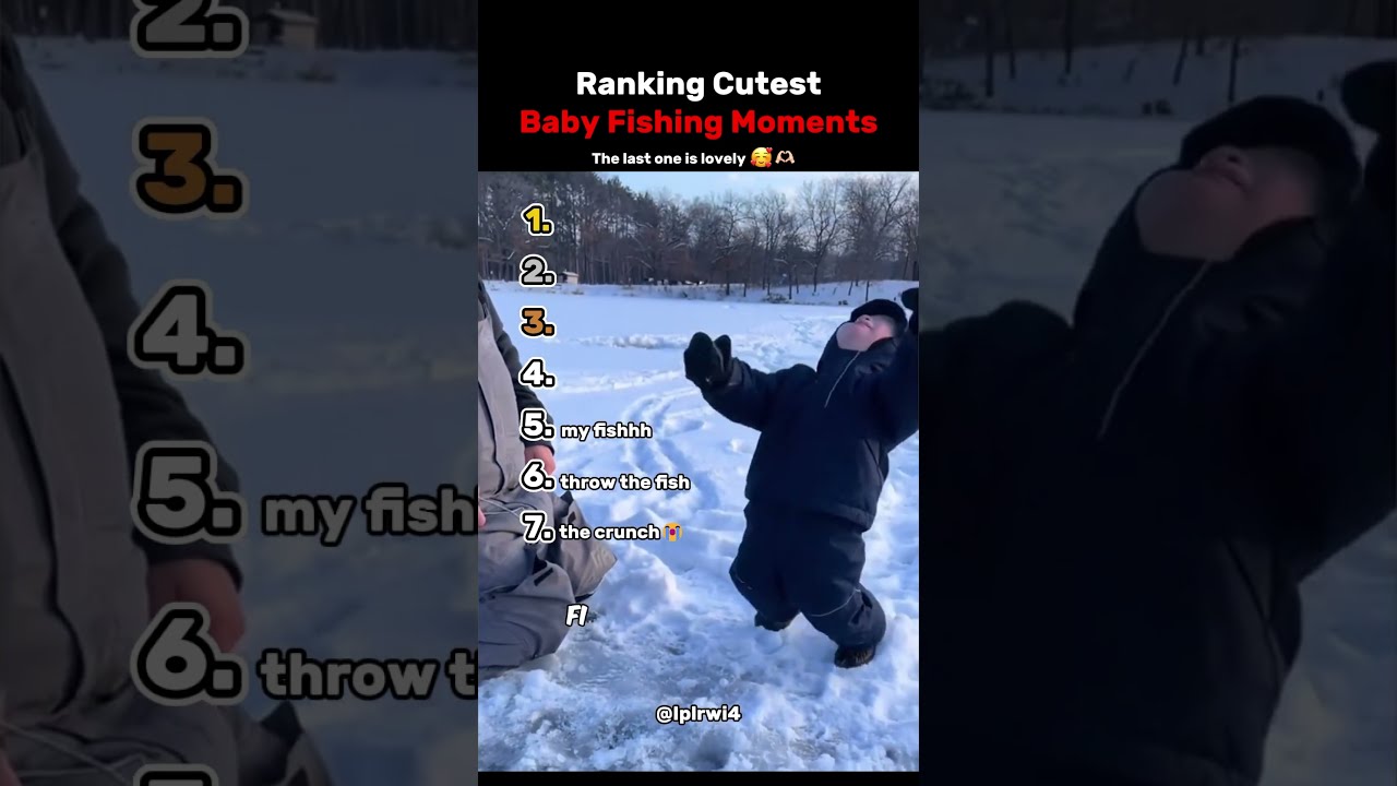 Ranking The Top 7 Cutest Babies Fishing