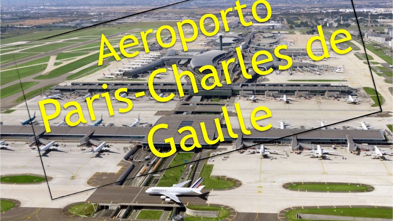 COMO É o AEROPORTO PARIS - CHARLES de GAULLE na FRANÇA 