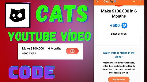 Make $100,000 in 6 Months Cat new Video Code |How To Make $100,000 in 6 Months YouTube Video Code