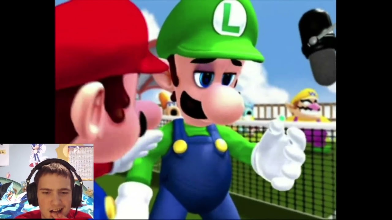NEW YEARS EVE SPECIAL Reaction to Mario Power Tennis Bloopers