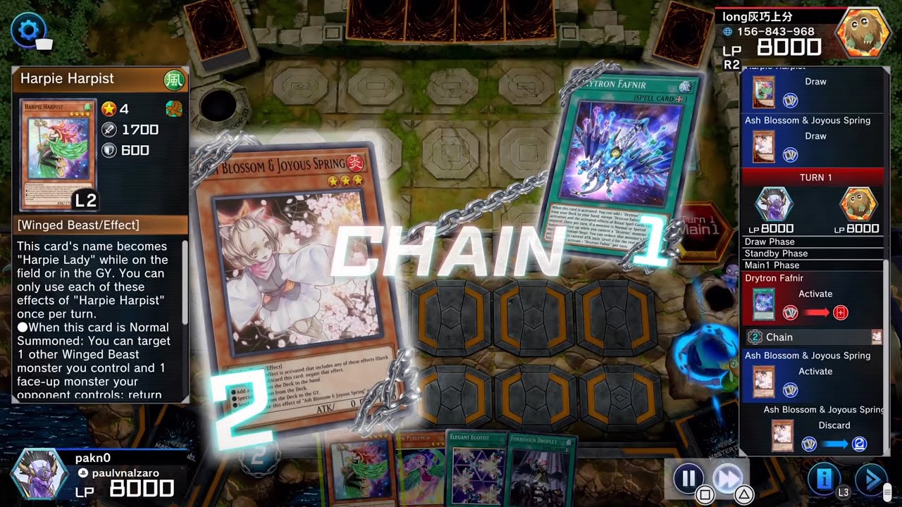 Harpie Deck - Quick victory against Gren Maju, Drytron, Shaddoll, Lyrilusc,  Numeron, Orcust, Zombie! - YouTube