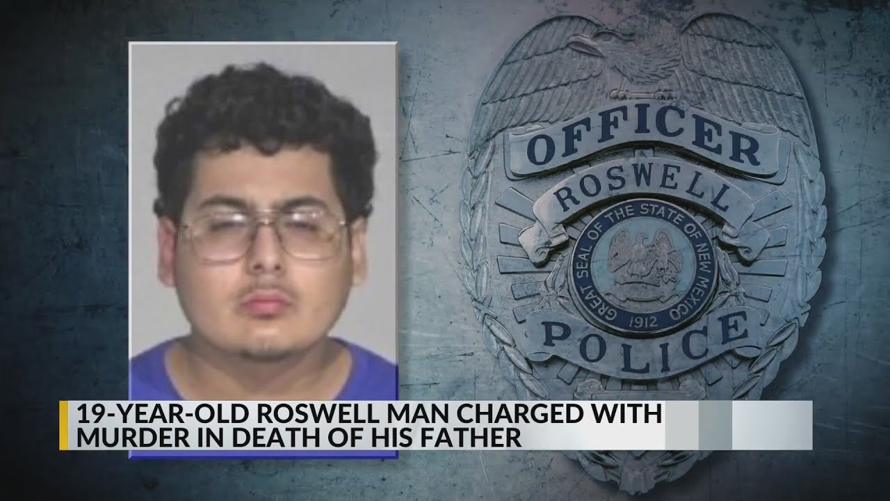 Roswell man charged with murder following his father's death - YouTube