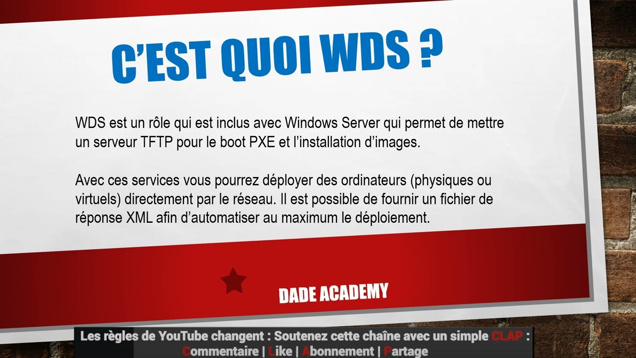 20  Formation Complète Windows Server 2019 Prérequis pour installer WDS Partie 1 3 en 2024 1080p