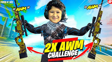 2X AWM 1V1 CUSTOM FOR ID FREE FIRE 😎😎