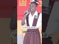 Villa Primary student sings "Heal the World" at Zhong An Huali backpack donation ceremony