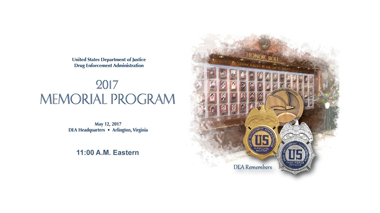 DEA: 2017 Memorial Program
