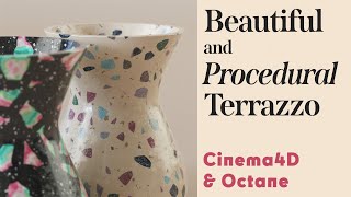 Cinema 4D Tutorial - Procedural Terrazzo Material (Octane)
