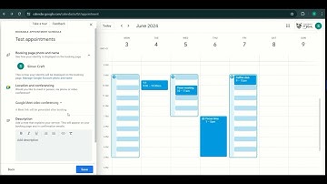 Create an appointment schedule in Google Calendar