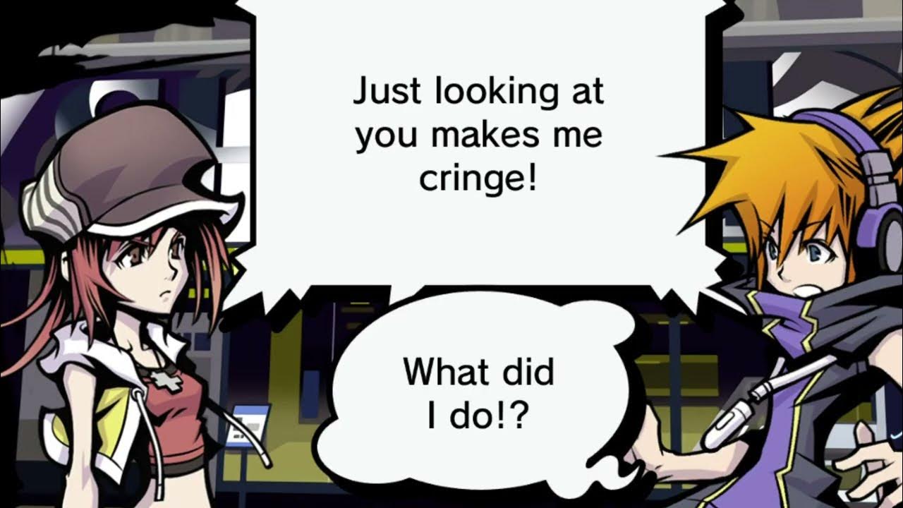 This is where the ends. The world ends with you. the world ends with you logo.