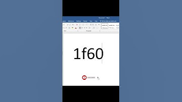 Microsoft word symbol shortcut key