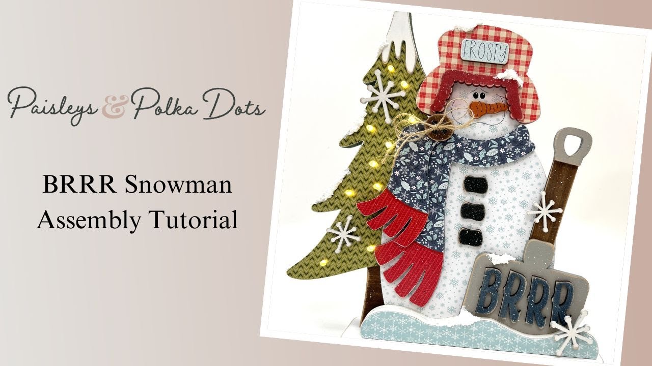 Инструкция по сборке снеговика BRRR.