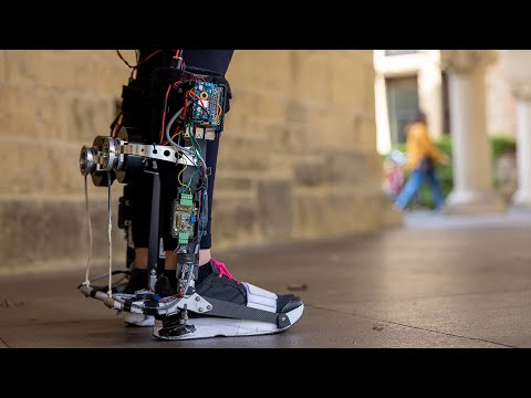 Stanford exoskeleton walks out into the real world