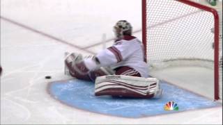 Mike Smith Save On Anze Kopitar. Phoenix Coyotes Vs Los Angeles Kings Game 4 5/20/12 Nhl Hockey