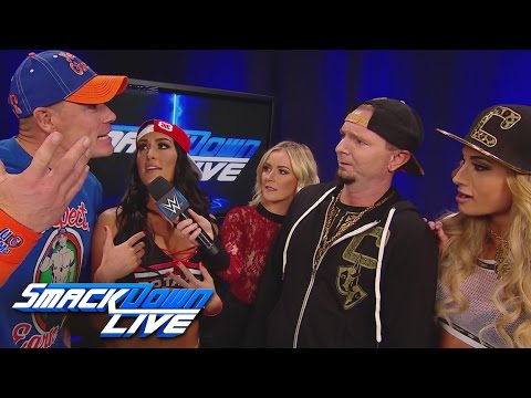 John Cena &amp; Nikki Bella challenge James Ellsworth &amp; Carmella: SmackDown LIVE: Feb. 28, 2017
