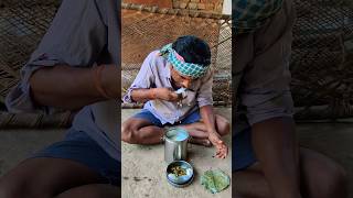 Desi macha puda pakhala bhata |#odia #youtubeshorts #villagefood