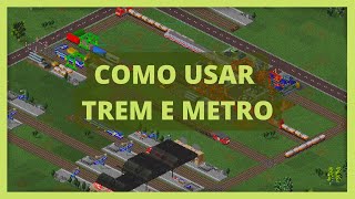 COMO USAR TREM E METRO - TheoTown