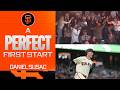 DOMINATING in first MLB start! Daniel Susac reached base 4 times and his family was LOVING it! 🤩
