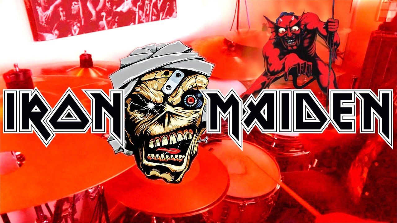 Iron Maiden - Hallowed Be Thy Name - Live Drum Cover
