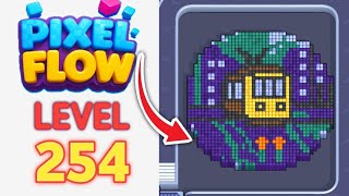 Pixel Flow Level 254 Walkthrough