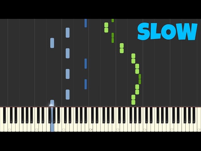 Chopin - Spring Waltz [SLOW Piano Tutorial] [50% speed] (Synthesia/Sheet Music) class=