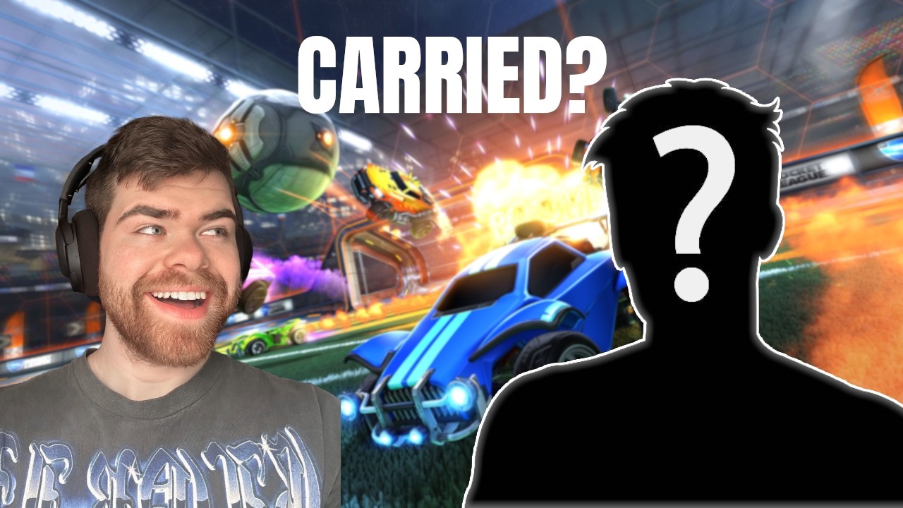 This Random CARRIED Me in Rocket League…