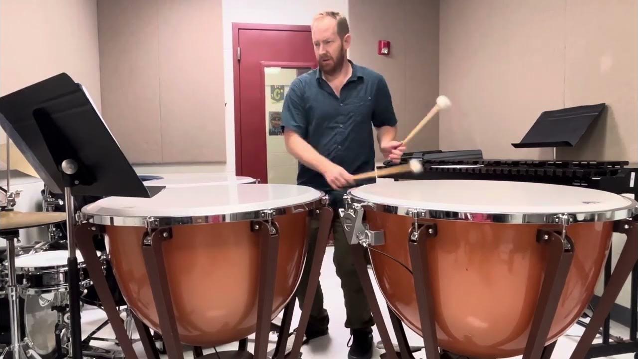 Texas TMEA Middle School timpani audition excerpt Bastrop YouTube