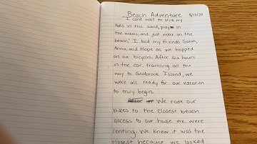 Revising your personal narrative writing