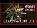 Witcher 3 ► THE WORST ENDING: Ciri and Geralt Die