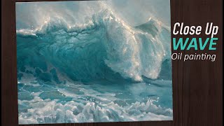 How to Paint a Close-up Ocean WAVE with Oil Paint