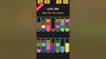 Water sort puzzle level 1919