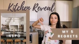 Kitchen Reno Reveal + my 5 regrets!