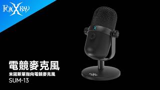 【FOXXRAY｜SUM-13】米諾斯單指向電競麥克風 #電競 #FPS #射擊遊戲