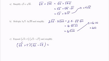 MTH 65 (§6.1, v16) Simplifying Radical Expressions - Your Turn