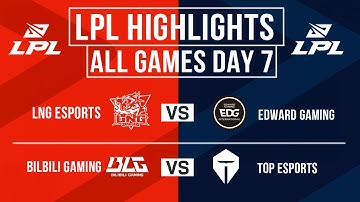 LPL Highlights ALL GAMES Week 3 Day 7 | LPL 2025 Split 3