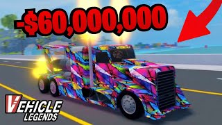 Buying The BOOST TRUCK in Vehicle Legends!